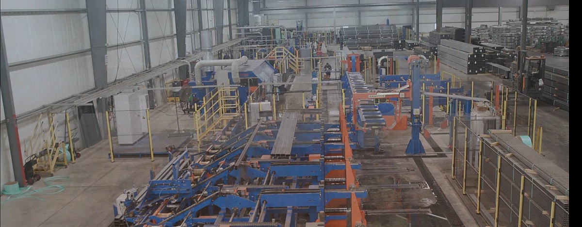 Wide view of the Mansfield production floor